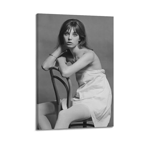 CIXXFZMJW Jane Birkin Filmstar-Poster Wohnzimmer Schlafzimmer Dekorative Malerei Leinwand 16x24inch(40x60cm) von CIXXFZMJW