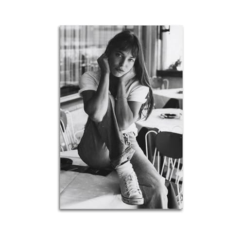 CIXXFZMJW Jane Birkin Kunstposter Leinwandgemälde Wandgemälde Schlafzimmer Home Decor Hängende Malerei 16x24inch(40x60cm) von CIXXFZMJW