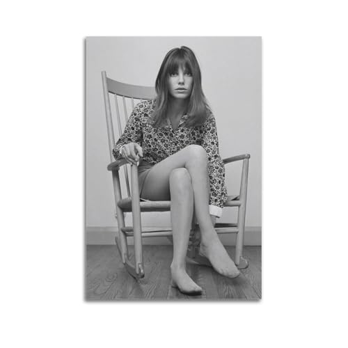 CIXXFZMJW Jane Birkin Poster Leinwandgemälde Wandgemälde Schlafzimmer Home Decor Hängende Malerei 12x18inch(30x45cm) von CIXXFZMJW