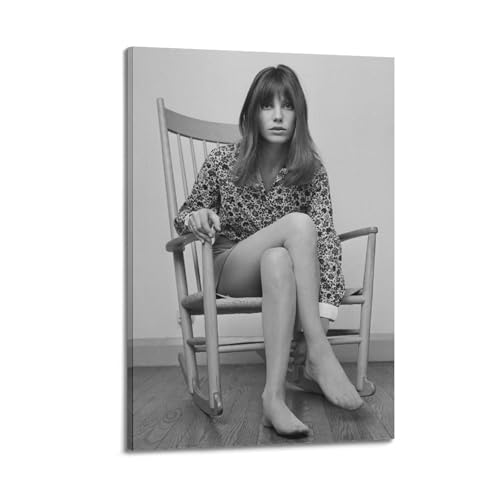 CIXXFZMJW Jane Birkin Poster Wandkunst Leinwanddruck Kunstwerk Schlafzimmer Wohnzimmer Dekoration 16x24inch(40x60cm) von CIXXFZMJW