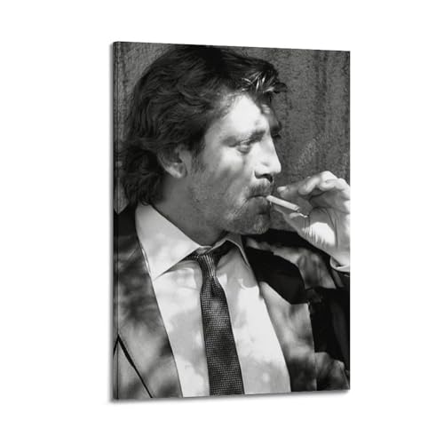 CIXXFZMJW Javier Bardem Prominente Kunstposter Leinwandgemälde Wandgemälde Schlafzimmer Home Decor Hängende Malerei 08x12inch(20x30cm) von CIXXFZMJW