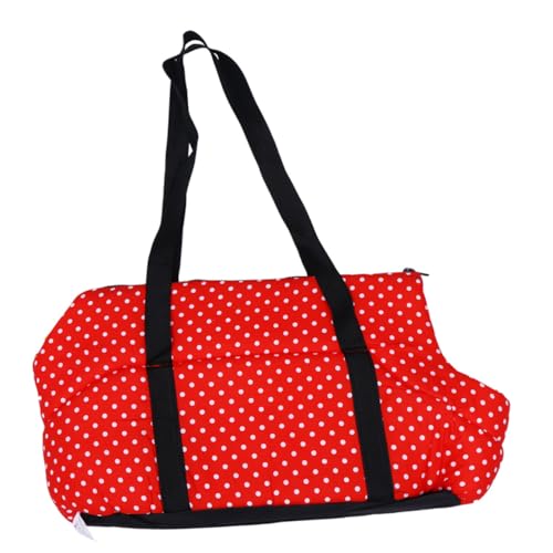 CIYODO Haustier Rucksack Tragetasche Für Hunde Und Katzen Atmungsaktives Material Groß Rot Tragbar Für Reisen Mit Verstellbarem Schultergurt CIYODO Haustier Rucksack Tragetasche Für Hunde Und Katzen Atmungsaktives Material Groß Rot Tragbar Für Reisen Mit Verstellbarem Schultergurt von CIYODO