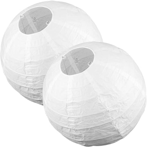 CIYODO 2er Satz Papierlampenschirme 40cm Für Kronleuchter Innenbeleuchtung Deckenlampenschirm CIYODO 2er Satz Papierlampenschirme 40cm Für Kronleuchter Innenbeleuchtung Deckenlampenschirm von CIYODO