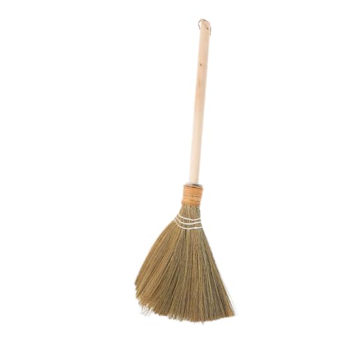 CIYODO 0.25kg Vietnamesischer Handgefertigter Strohbesen Mit Holzgriff Effektive Reinigungsbürste Für Und Außenbereiche Wie Garten Garage Und Lobby Abnehmbar Für Einfache Lagerung Und von CIYODO