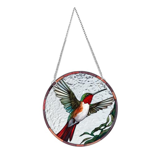 CIYODO 1 Satz Sun Catcher Hummingbird -Liste Dekorativ Fenster Vogel Sonnenfänger Sonnencatcher Dekorationen Hängende Vogelverzierung Hängender Vogelanhänger Acryl CIYODO 1 Satz Sun Catcher Hummingbird -Liste Dekorativ Fenster Vogel Sonnenfänger Sonnencatcher Dekorationen Hängende Vogelverzierung Hängender Vogelanhänger Acryl von CIYODO