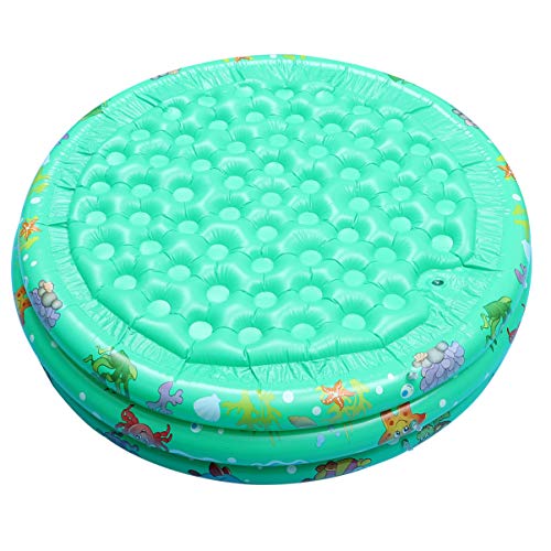 CIYODO 1 Stück Aufblasbarer Kinderpool Wassermatte für Junge Mädchen und Kleinkinder Sicher und für Outdoor Spaß Grün CIYODO 1 Stück Aufblasbarer Kinderpool Wassermatte für Junge Mädchen und Kleinkinder Sicher und für Outdoor Spaß Grün von CIYODO