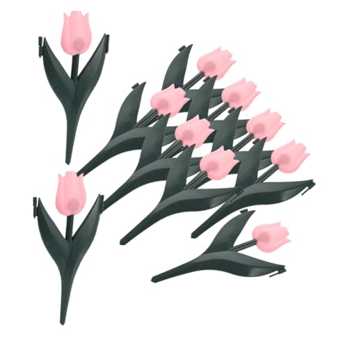 CIYODO 10 Stück Dekorativer Gartenzaun mit Kunsttulpen Teiliges für und Blumenbeetumrandung Realistische Gestaltung für Garten und Pflegeleichte Deko für Romantische CIYODO 10 Stück Dekorativer Gartenzaun mit Kunsttulpen Teiliges für und Blumenbeetumrandung Realistische Gestaltung für Garten und Pflegeleichte Deko für Romantische von CIYODO