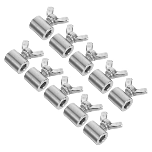 CIYODO 10 Stück Edelstahl Stahlseilklemme Robuste Klemme für Doppeldrahtseil Korrosionsbeständig Hohe Belastbarkeit für Boot Bau Outdoor Rigging CIYODO 10 Stück Edelstahl Stahlseilklemme Robuste Klemme für Doppeldrahtseil Korrosionsbeständig Hohe Belastbarkeit für Boot Bau Outdoor Rigging von CIYODO