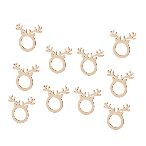 CIYODO 10 Stück Teiliges Holz Serviettenring Natürliche Serviettenhalter für Hochzeit Party Restaurant DIY Tischdekor Geeignet für Hotels Cafés Zuhause und Feierlichkeiten CIYODO 10 Stück Teiliges Holz Serviettenring Natürliche Serviettenhalter für Hochzeit Party Restaurant DIY Tischdekor Geeignet für Hotels Cafés Zuhause und Feierlichkeiten von CIYODO