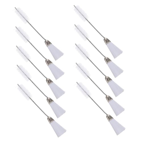 CIYODO 10 Stück Teiliges Nähmaschinen reinigungsset Doppelkopf Bürsten Staubentferner für Tastatur Fenster und Haushalts ecken Langlebig Kompakt Vielseitig Einsetzbar von CIYODO