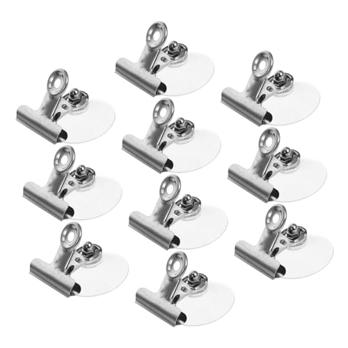 CIYODO 10 Stück Teiliges Saugnapf Metallklammern Starke Haltekraft Installieren Wiederverwendbar für Fenster Fliesen Spiegel Küche Bad und Kühlschrank zur Sicheren Befestigung von von CIYODO