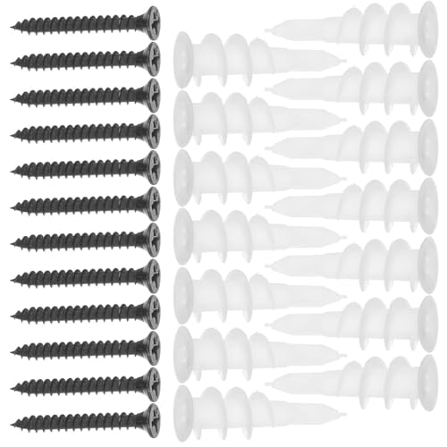 CIYODO 100 Sätze Wanddübel und Schraubenset Selbstbohrende Schrauben und Dübel für Gipskartonmontage Rostfreies Einfache Installation und Hohe Belastbarkeit CIYODO 100 Sätze Wanddübel und Schraubenset Selbstbohrende Schrauben und Dübel für Gipskartonmontage Rostfreies Einfache Installation und Hohe Belastbarkeit von CIYODO