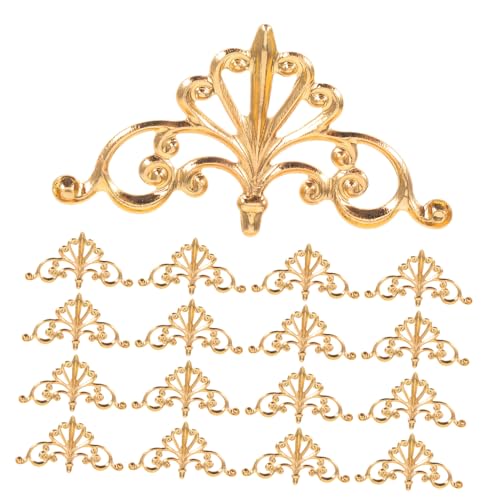 CIYODO 100 Stück Kupfer Möbelapplikationen Dekorative Barock Onlays Für Schubladen Boxen Vielseitige Metallverzierung Einfache DIY Montage Stilvolles Zuhause Büro Zubehör CIYODO 100 Stück Kupfer Möbelapplikationen Dekorative Barock Onlays Für Schubladen Boxen Vielseitige Metallverzierung Einfache DIY Montage Stilvolles Zuhause Büro Zubehör von CIYODO