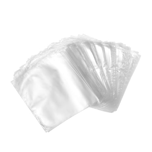 CIYODO 100 Stück Transparente Pof Schrumpffolienbeutel Hitzeverformbar für Seifen Badekugeln DIY Bastelverpackung Schutz für Handarbeit und Geschenke von CIYODO