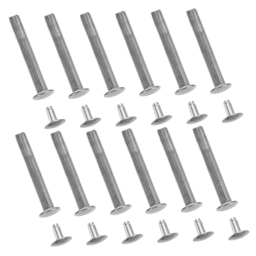 CIYODO 12 Sätze Teiliges Edelstahl Niet Mutter Faltfächer DIY Handfächer Reparatur Ersatzwelle Einfache Montage Langlebige Befestigung für Handgefertigte Fächer CIYODO 12 Sätze Teiliges Edelstahl Niet Mutter Faltfächer DIY Handfächer Reparatur Ersatzwelle Einfache Montage Langlebige Befestigung für Handgefertigte Fächer von CIYODO