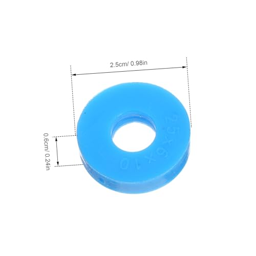 CIYODO 120 Stück Gummipuffer für Klimaanlagen O-ring Außendurchmesser Innendurchmesser Dicke Anti-vibrationsmatte Stoßdämpfend Hitzebeständig für Decken Lüftungssysteme von CIYODO