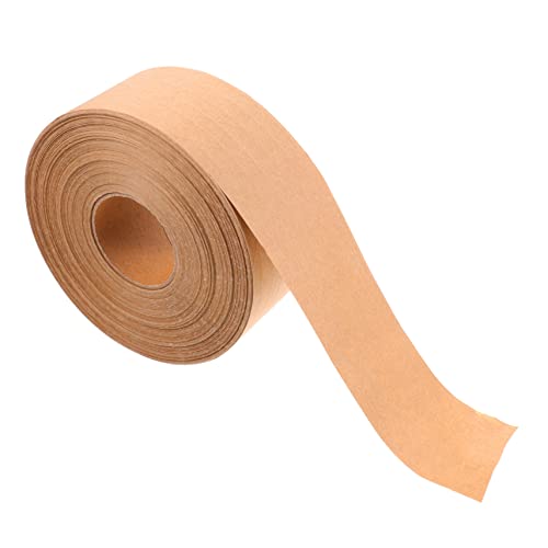CIYODO 1Rolle Braunes Papierpackungsband Hochklebend Beschreibbar und Vielseitig Einsetzbar für Versiegelung Verpackung und DIY Projekte von CIYODO