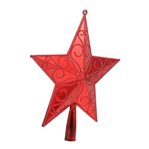 CIYODO Weihnachtsbaumstern Aus Kunststoff Weihnachtsstern Für Baumkrone Stabile Säule Zur Befestigung Passend Für Weihnachtsbaumdeko CIYODO Weihnachtsbaumstern Aus Kunststoff Weihnachtsstern Für Baumkrone Stabile Säule Zur Befestigung Passend Für Weihnachtsbaumdeko von CIYODO