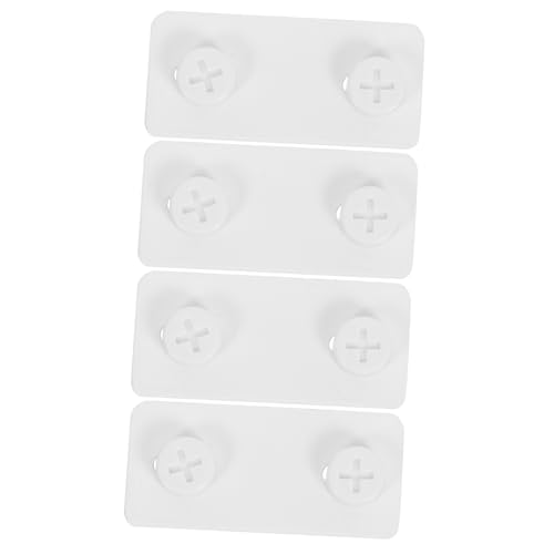 CIYODO 2 Paar Organizer Board Verbindungsset Pegboard Panel Connectors Storage Panel Connection Pegboard Connectors Grid Wall Accessory Weiß von CIYODO