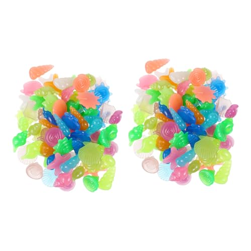 CIYODO 2 Packungen Leuchtende Steine für Garten und Aquarium Luminous Pebbles für Dekoration Wasserspiele und Wegbeleuchtung Gestaltung von CIYODO