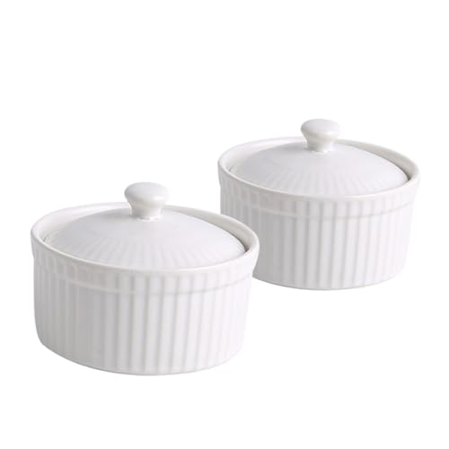 CIYODO 2 STÜCK Teiliges Keramik Backschalen Klein Hitzebeständig Antihaftbeschichtet für Desserts Pudding Kuchen für Backofen Haushalt Restaurant Gleichmäßige Wärmeverteilung CIYODO 2 STÜCK Teiliges Keramik Backschalen Klein Hitzebeständig Antihaftbeschichtet für Desserts Pudding Kuchen für Backofen Haushalt Restaurant Gleichmäßige Wärmeverteilung von CIYODO