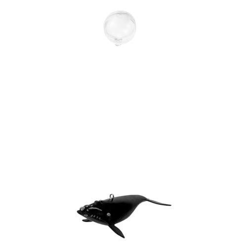 CIYODO 2 Sätze Aquarium Dekoration Aquarium-Ornament Aquarium-Landschaftsdekoration aquaristik zubehör schwebender Ball Dekorationen Meeresdekor Aquarium-Dekor Aquarium-Mini-Dekore Wal von CIYODO
