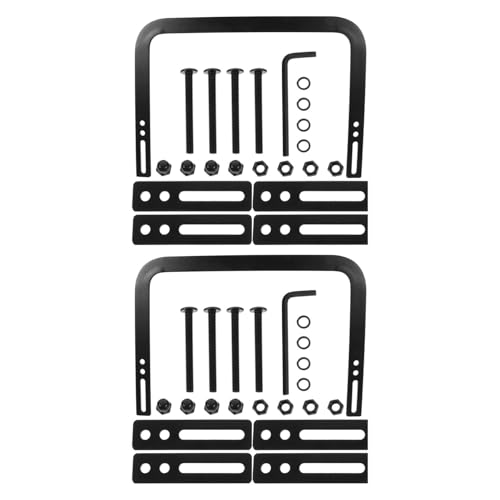 CIYODO 2 Sets Bettrahmen Matratzenstopper Matratzengleitstopper Bettrahmen Matratzenstopper Matratzenhalter Für Metallbett Matratzenstabilisatoren Metall Matratzenstabilisator Schwarz von CIYODO