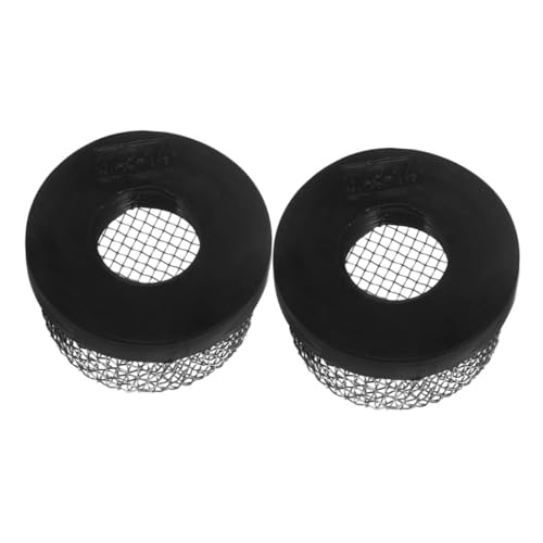 CIYODO 2 Stück Abflussfilter Strainer Screen Cap für Schwimmbad Muttergewinde Edelstahlfilter für Poolreinigung Effiziente Wasserfiltration von CIYODO