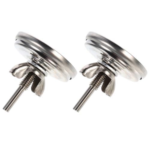 CIYODO 2 Stück Bimetallisches Edelstahl Bbq Thermometer mit Großem Zifferblatt Hitzebeständig und Genau für Grill Backofen und Dutch Oven Leicht Tragbar für Präzises Garen zu Hause CIYODO 2 Stück Bimetallisches Edelstahl Bbq Thermometer mit Großem Zifferblatt Hitzebeständig und Genau für Grill Backofen und Dutch Oven Leicht Tragbar für Präzises Garen zu Hause von CIYODO