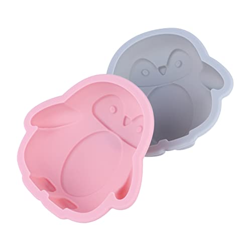 CIYODO 2stücke Silikon Backform Pinguin-form Cartoon Kuchenform Für Mikrowelle Und Ofen Vielseitig Und Leicht Zu Reinigen von CIYODO