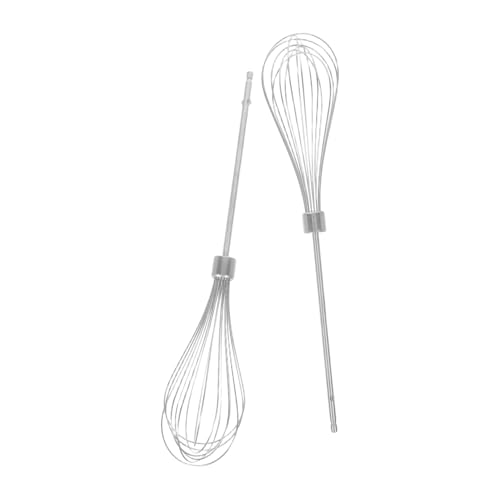 CIYODO 2 Stück Draht Schneebesen für Handmixer Ersatzrührer für Küche und Gewerbliche Nutzung für Große und Einfache Wiederverwendbar von CIYODO