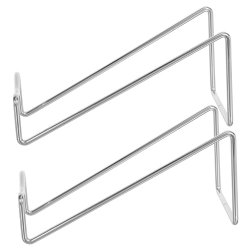CIYODO 2 Stück Edelstahl Weinflaschenhalter Modernes Geometrisches Design Leichter Flaschenständer für Küche und Bar Dekorativer Weinregal Organizer Vielseitig für Innen Außenbereich von CIYODO
