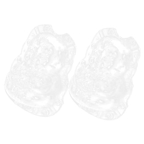 CIYODO 2 Stück Geformte Wachstumsform Melonenform Klare Fruchtform Transparente Pfirsichform Gurkenform Fruchtform Früchte Ginseng Fruchtformer Transparenter Formkunststoff von CIYODO