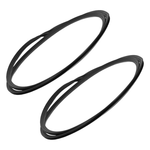 CIYODO 2 Stück Gummibasisring für Friseurstühle rutschfeste Dichtung für Optimalen Halt und im Salon Installieren Passform für Friseur und Barberstühle von CIYODO