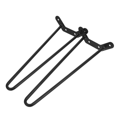CIYODO 2 Stück Hairpin Tischbeine Metallmöbelbeine für Esstische Schreibtische DIY Projekte Höhenverstellbare Stabile Konstruktion Höhe für Kreative Möbelgestaltungen von CIYODO