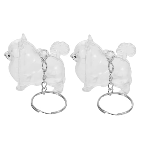 CIYODO 2 Stück Kompakte Aufbewahrungsbox für Hund Katze Tragbarer Schmuck zur Haarkonservierung Praktisches Accessoire für Alltag und Reise von CIYODO