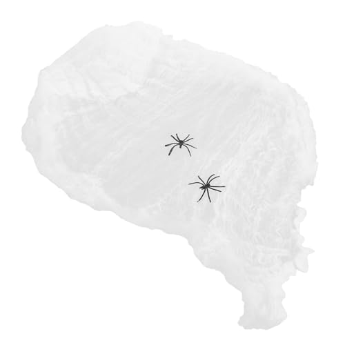 CIYODO 2 Stück Leuchtende Spinnennetz Dekoration Halloween Dehnbares Spinnennetz mit Spinnen für Gruselige und Außendekorationen für Partys und DIY Fenster und Wandgestaltungen CIYODO 2 Stück Leuchtende Spinnennetz Dekoration Halloween Dehnbares Spinnennetz mit Spinnen für Gruselige und Außendekorationen für Partys und DIY Fenster und Wandgestaltungen von CIYODO