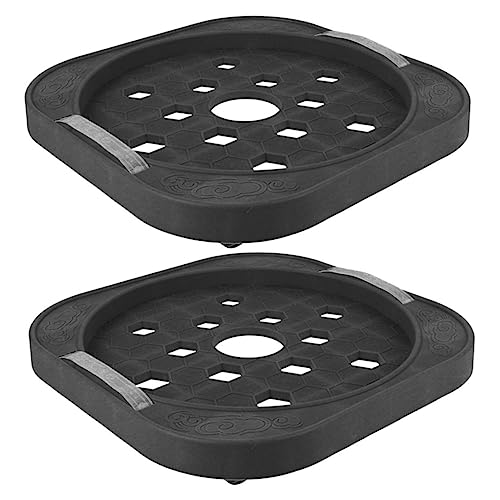 CIYODO 2 Stück Mobiler Gasflaschenhalter Schwerlast Basis mit Runde Bewegliche Gasflaschenunterlage für Küche und Lager Platzsparender Langlebiger Gasflaschenständer in Dunkelgrau CIYODO 2 Stück Mobiler Gasflaschenhalter Schwerlast Basis mit Runde Bewegliche Gasflaschenunterlage für Küche und Lager Platzsparender Langlebiger Gasflaschenständer in Dunkelgrau von CIYODO