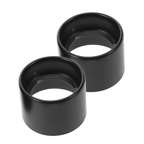 CIYODO 2 Stück Nickelbeschichtete Metall Lampenschirm ringe Langlebige Eisenfassung für Mittelgroße Keramische Sockel Kompatibel mit Lock Einfache Montage Stilvoller Schutz für von CIYODO