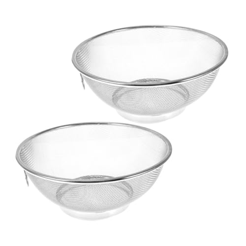 CIYODO 2 Stück Ölfilter Fritteuse Ölsieb Fritteusenkörbe Küchensiebkorb Küchenölsieb Metallgittersieb Frittiernetz Tablett Teeabflussfilter Silber Edelstahl CIYODO 2 Stück Ölfilter Fritteuse Ölsieb Fritteusenkörbe Küchensiebkorb Küchenölsieb Metallgittersieb Frittiernetz Tablett Teeabflussfilter Silber Edelstahl von CIYODO