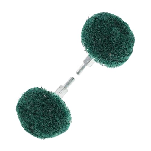 CIYODO 2 Stück Polierscheibe Pilzform Schleifkopf Polieraufsatz für Bohrmaschinen Metall Edelstahl Schmuck Holz Kunststoff Keramik Glas Grün CIYODO 2 Stück Polierscheibe Pilzform Schleifkopf Polieraufsatz für Bohrmaschinen Metall Edelstahl Schmuck Holz Kunststoff Keramik Glas Grün von CIYODO