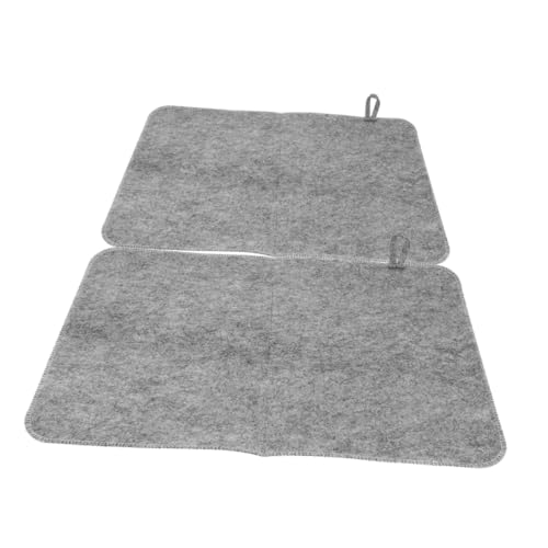 CIYODO 2 Stück Sauna Filz Sitzkissen Wasserabsorbierend Hitzeisolierend Robust für Sauna Dampfbad Wellness Zuhause und Kommerziell Geeignet von CIYODO