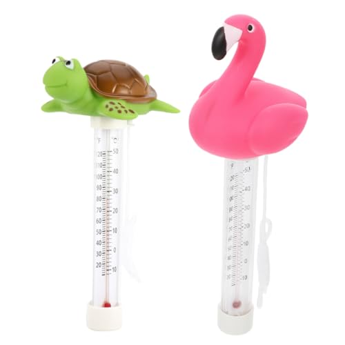 CIYODO 2 Stück Schwimmendes Poolthermometer Flamingo und Schildkröte Wasserdichtes Thermometer für Schwimmbad Badewanne und Spa Langlebiges Messwerkzeug für Wassertemperatur CIYODO 2 Stück Schwimmendes Poolthermometer Flamingo und Schildkröte Wasserdichtes Thermometer für Schwimmbad Badewanne und Spa Langlebiges Messwerkzeug für Wassertemperatur von CIYODO