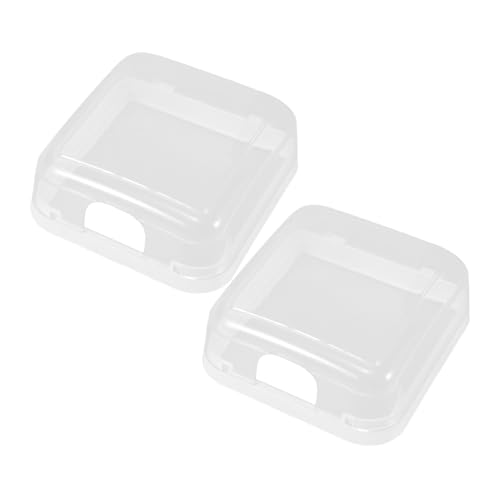 CIYODO 2 Stück Selbstklebende Steckdosenabdeckung wasserdichte Schutzabdeckung für Außensteckdosen Einfache Montage Transparent für Badezimmer und Außenbereich CIYODO 2 Stück Selbstklebende Steckdosenabdeckung wasserdichte Schutzabdeckung für Außensteckdosen Einfache Montage Transparent für Badezimmer und Außenbereich von CIYODO
