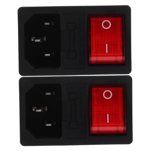 CIYODO 2 Stück Stromhalter mit Lichtschalter Ersatz-Wippschalter-Steckdose Steckdose schalten Haushaltssteckdose Steckschalter Wechselstromschalter Stecker Steckdosenschalter Kupfer CIYODO 2 Stück Stromhalter mit Lichtschalter Ersatz-Wippschalter-Steckdose Steckdose schalten Haushaltssteckdose Steckschalter Wechselstromschalter Stecker Steckdosenschalter Kupfer von CIYODO