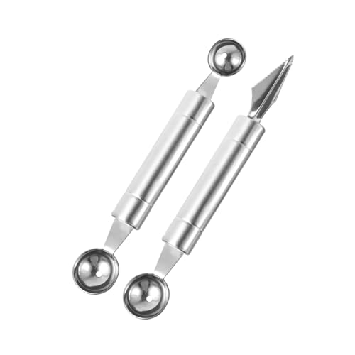 CIYODO 2 Stück Teiliges Eisportionierer aus Doppelseitiger Obst und Eislöffel mit Ergonomischem Griff Langlebiges Fruchtcarving Tool für Dessertkugeln und Eiscreme Einfach zu Reinigen CIYODO 2 Stück Teiliges Eisportionierer aus Doppelseitiger Obst und Eislöffel mit Ergonomischem Griff Langlebiges Fruchtcarving Tool für Dessertkugeln und Eiscreme Einfach zu Reinigen von CIYODO