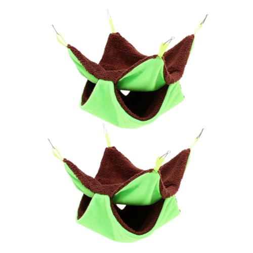 CIYODO 2 Stück Teiliges Hamster hängematten Verstecktes Baumwollkörbchen Weiches Kuscheliges Bett für Meerschweinchen Chinchillas und Kleine Haustiere Natürlicher Unterschlupf Leicht zu CIYODO 2 Stück Teiliges Hamster hängematten Verstecktes Baumwollkörbchen Weiches Kuscheliges Bett für Meerschweinchen Chinchillas und Kleine Haustiere Natürlicher Unterschlupf Leicht zu von CIYODO