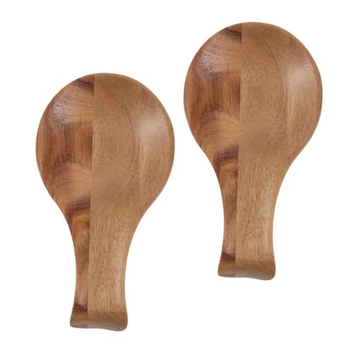 CIYODO 2 Stück Teiliges Holz Löffelablage Feuchtigkeitsresistent Robust Stilvoll für Küchenarbeitsplatte und Esstisch Multifunktional Platzsparend Elegantes Design für Zuhause von CIYODO