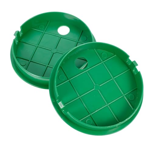 CIYODO 2 Stück Teiliges Sprinkler Ventilkasten Abdeckungen Ersatzdeckel für Bewässerungssysteme Langlebige Ventilkastenabdeckung aus Robustem Material Geeignet für Garten Landwirtschaft von CIYODO