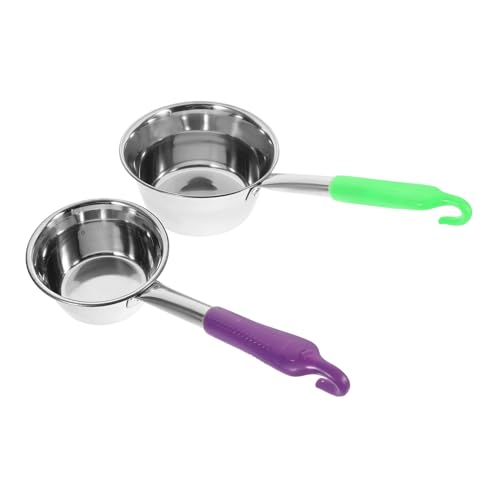 CIYODO 2 Stück Wasserlöffel Teiliges Küchenset mit Langem Griff für Haushalt Garten und Bad Robuste Wasserschaufel Zufälligen Farben Zufällige Farbe Zufällige Farbe von CIYODO